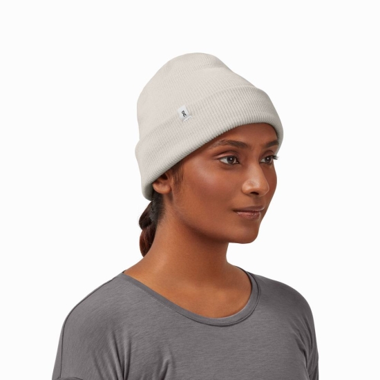 On Cloud Merino Beanie Klobuky Panske Biele | 78234LBHZ